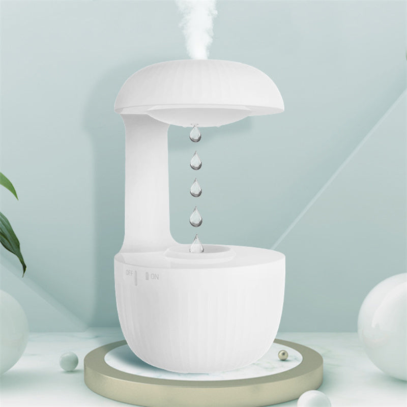 Humidificador Antigravedad USB – Ilusión de Gotas que Suben, Niebla Fría Ultrasónica y Aromaterapia Silenciosa